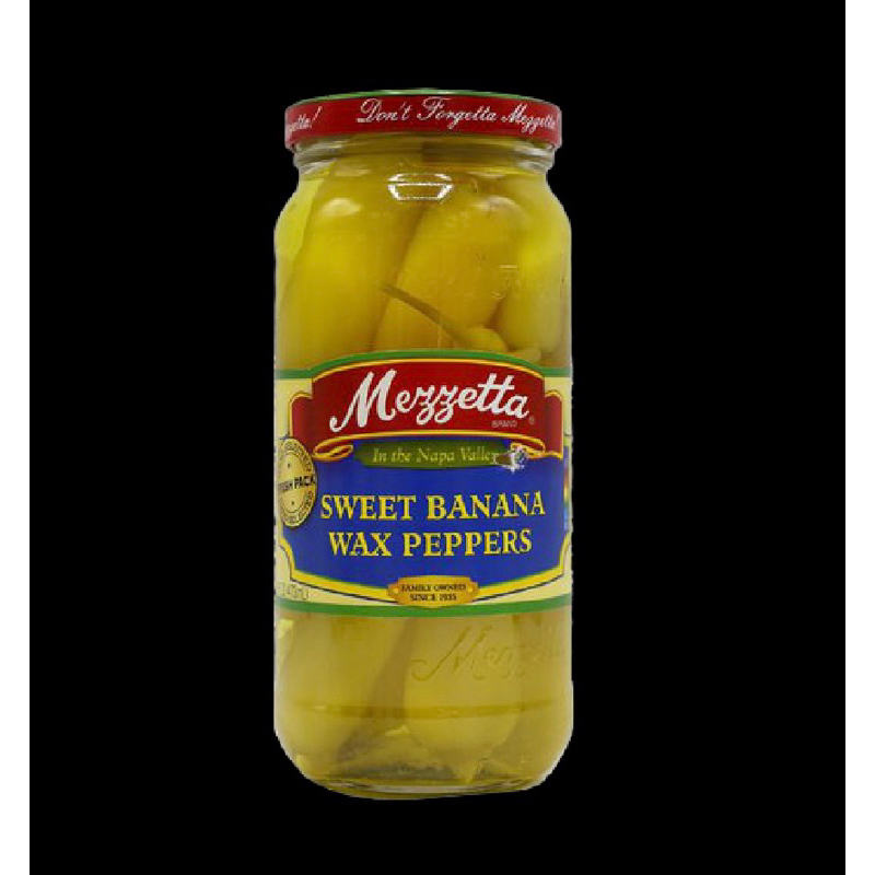 Mezzetta Sweet banana Wax peppers 473ml. Pickled Bell Pepper Imported From Usa Shopee Philippines