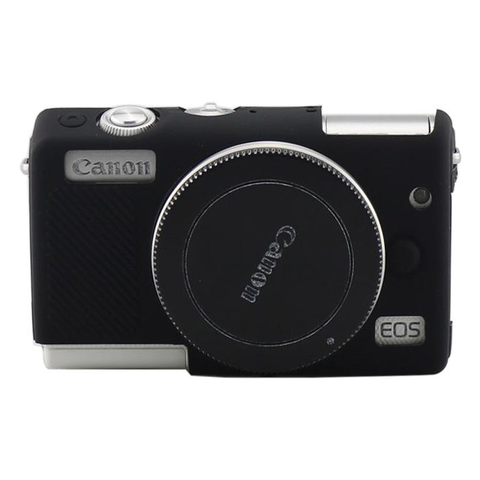 (CAMERA Bumper CASE) CAMERA CASE SILICONE CANON M100 BLACK | Shopee ...