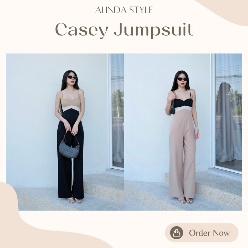 Casey Jumpsuit Long Elegant Work To Wear Out Dinner. | Shopee Philippines