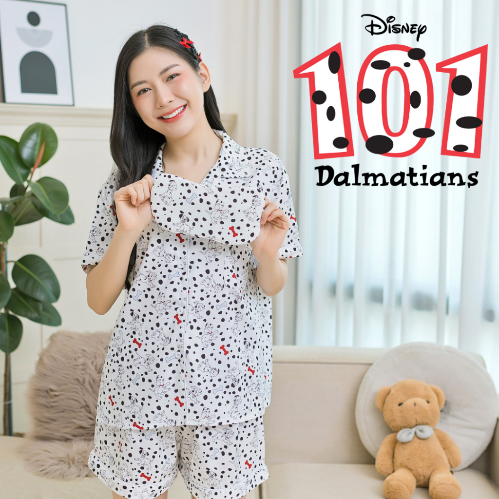 Babyhug Disney Lycra Knit Bloomers with Polka Dots &  101 Dalmatians Print Pack of 3- Red Blue & Pink main image 0