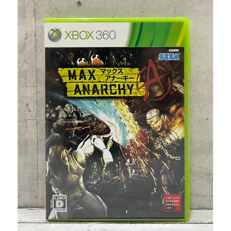 Original Disc [Xbox 360] Max Anarchy (Japan) (JES1-00229) | Shopee ...