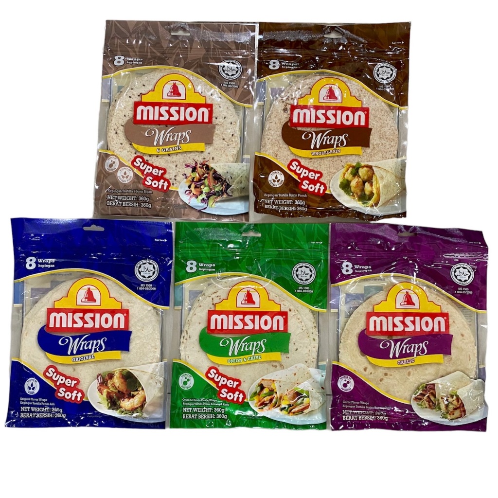Mission Wraps Naan Pita Lasts Product 2-3 Flour Instant Wheat Sheet ...