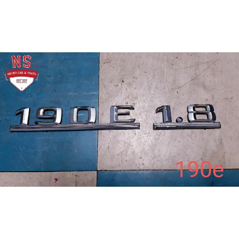 benz Label 1.8 Refit Car Trunk Lid 190e | Shopee Philippines
