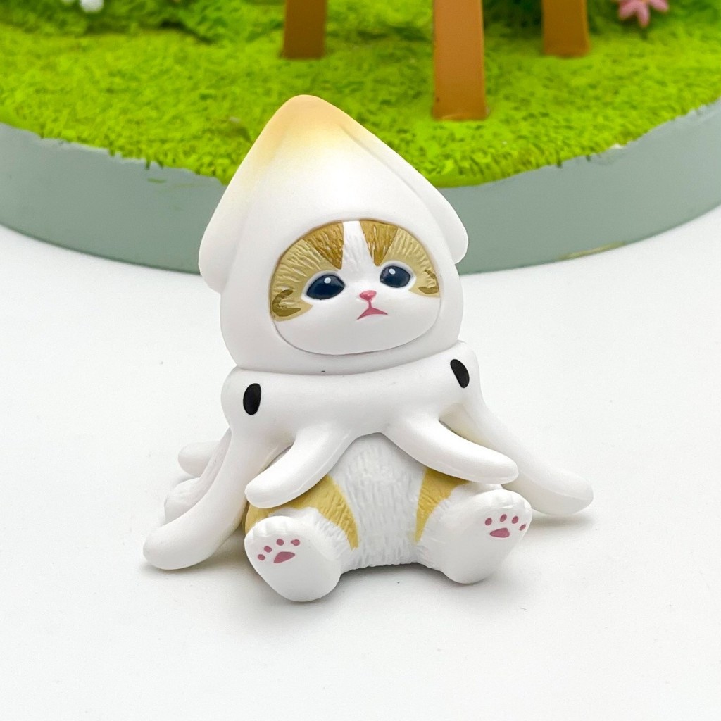 Boîte Complète Mofusand Sitting Cat Series 4 - 5 Figurines Scellées