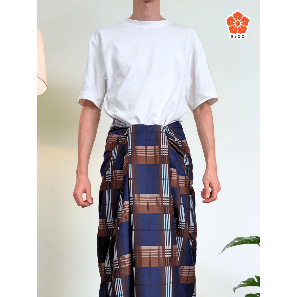 Batik Men s Sarong Pattern Soft Skirt Comfortable To Wear 2 Meters Wide No Color Fading Finished Stitching
