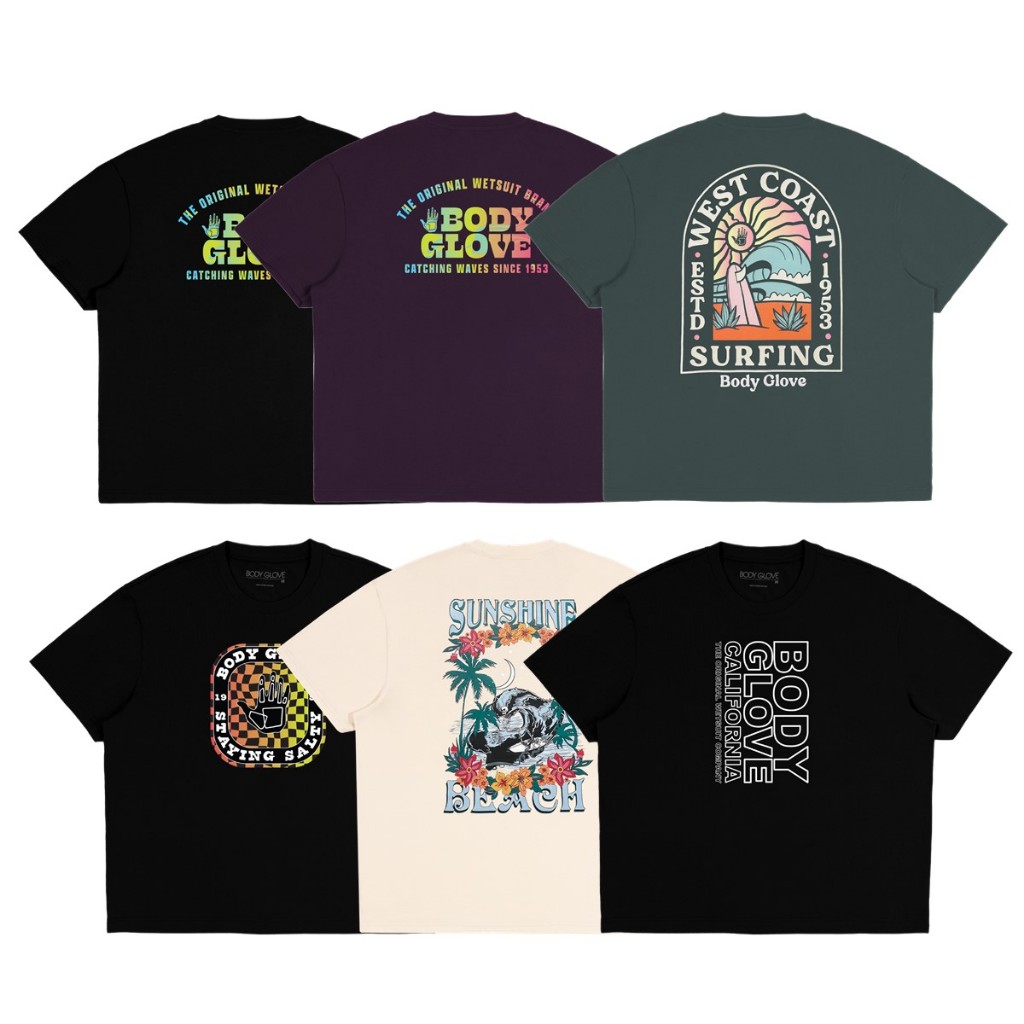 BODY GLOVE Graphic TSHIRT Relax Fit Fall 2024 Shopee Philippines
