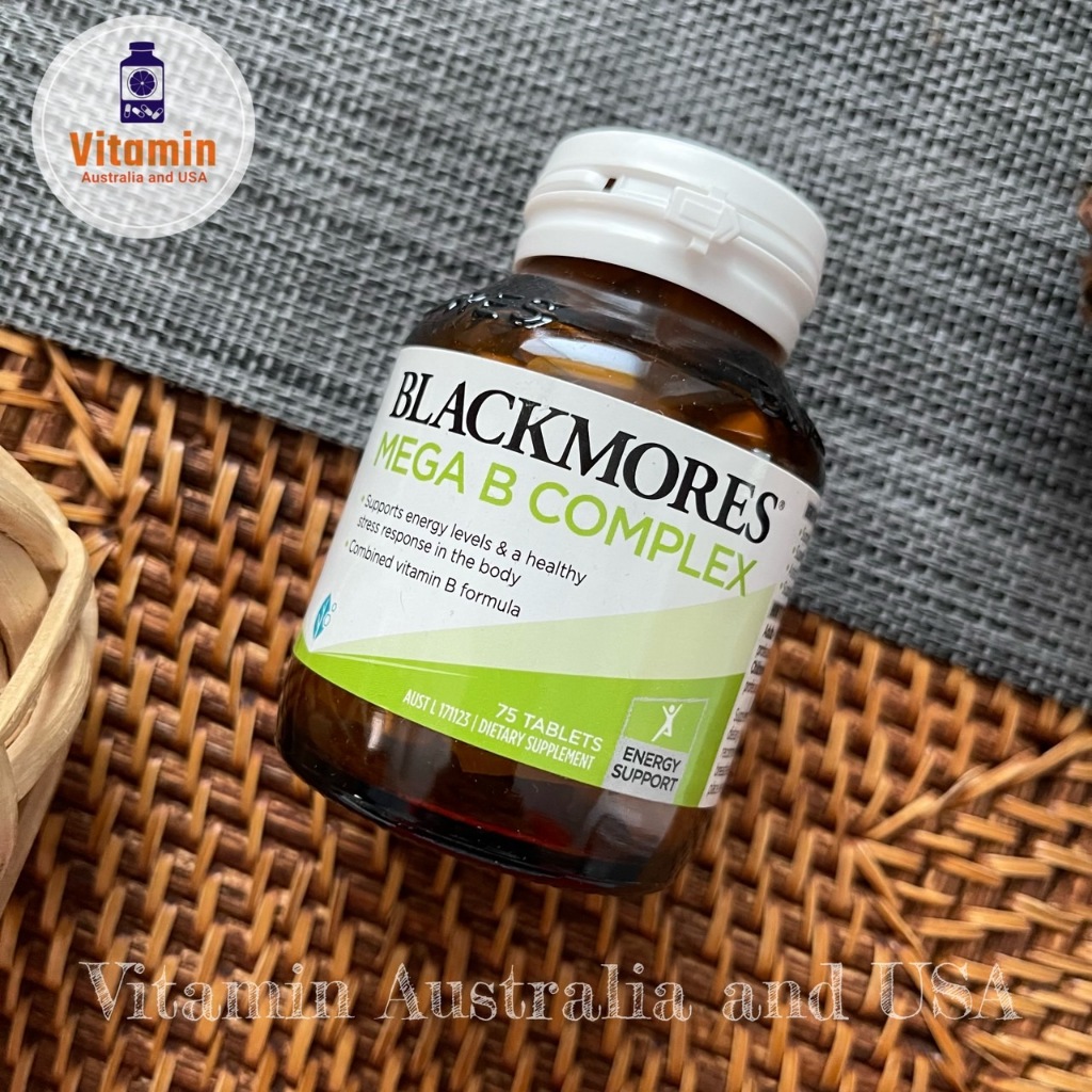 Blackmores Mega B Complex 75 Tablets Energy Support | Shopee Philippines