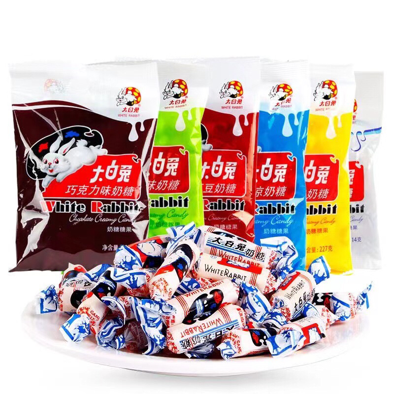 Wfimala Candy White Rabbit Milk Size 114g (20 Tablets) | Shopee Philippines