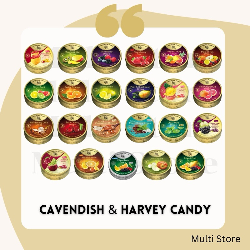 Cavendish & Harvey Candy ~ Authentic Fruit Flavoured Candies From ...