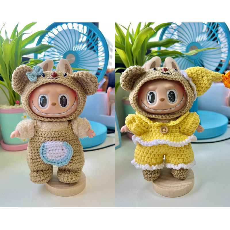 Labubu Set Bear Butter Yarn handmade Work 1 Only The As In The Picture ...