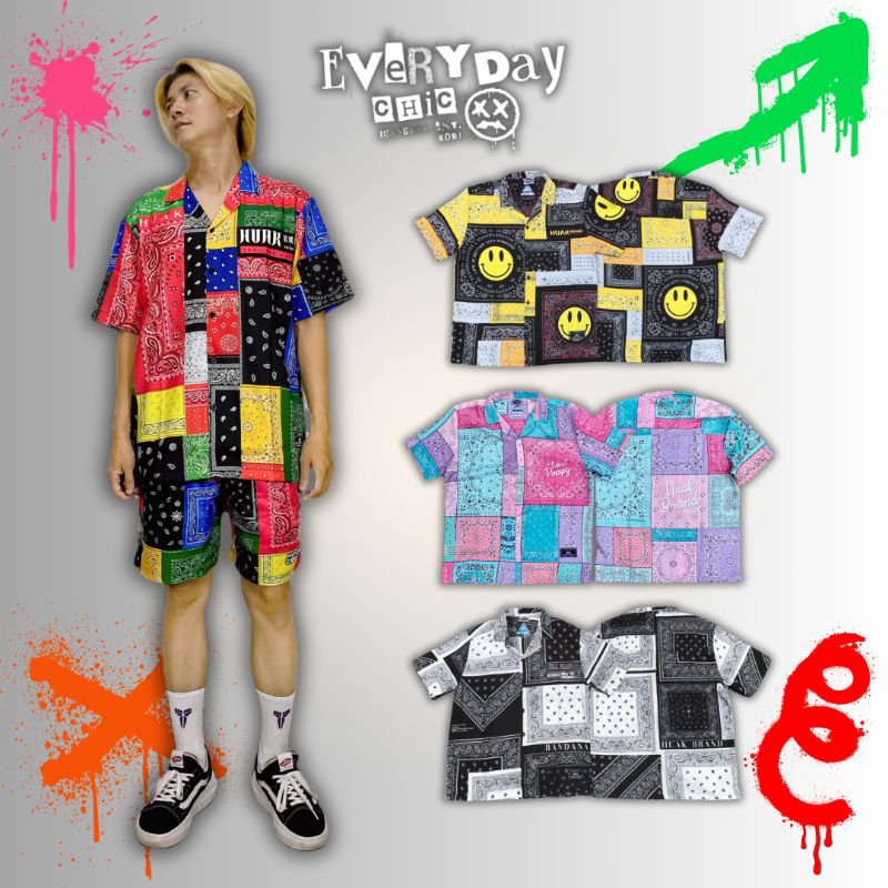 T-Shirt Set Pants Pants Fabric Pattern Pattern Facial Wipes Oversize ...