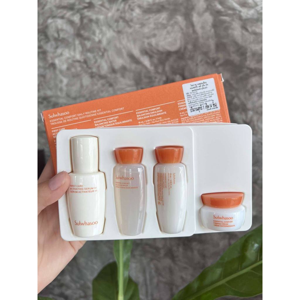 Sulwhasoo Essential Comfort Daily Routine Kit (4 Items) Thai Label Exp ...