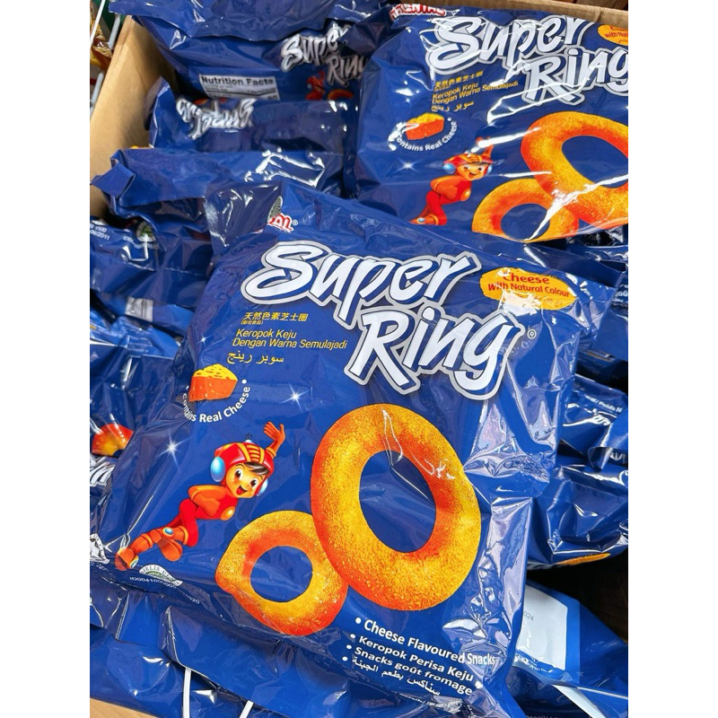 Fast Delivery Super Ring Snack (Large Package 8 Sachets) | Shopee ...
