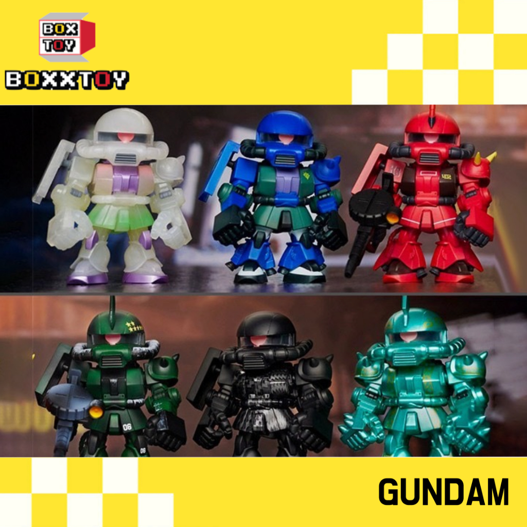 NEW Gundam Zaku MS-06 Camp Omsv blind Boxes Random Box art toy | Shopee ...