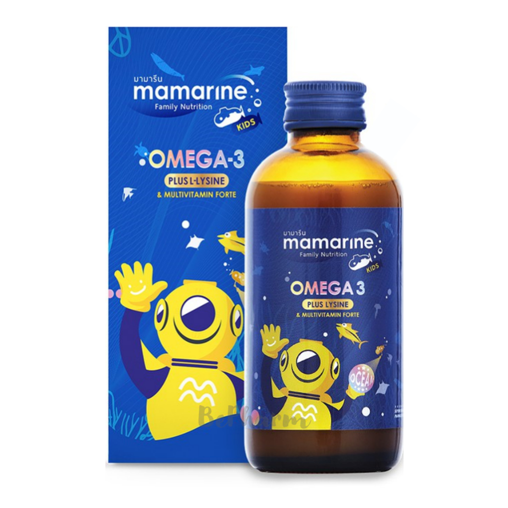Expiry 17/06/2024] Mamarine Omega3 Plus Lysine and Multivitamin Forte 120 ml Shopee Philippines