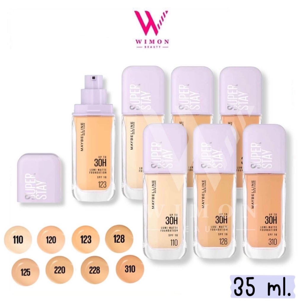 Maybelline Super Stay LumiMatte Foundation SPF16 35 ml. Superstay Shopee Philippines