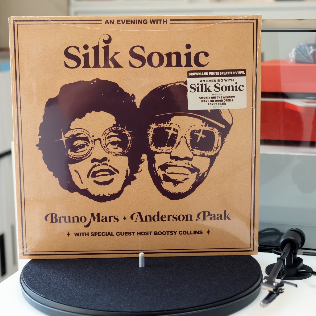 Bruno Mars-Silk Sonic (Brown & White Splatter Vinyl) | Shopee Philippines