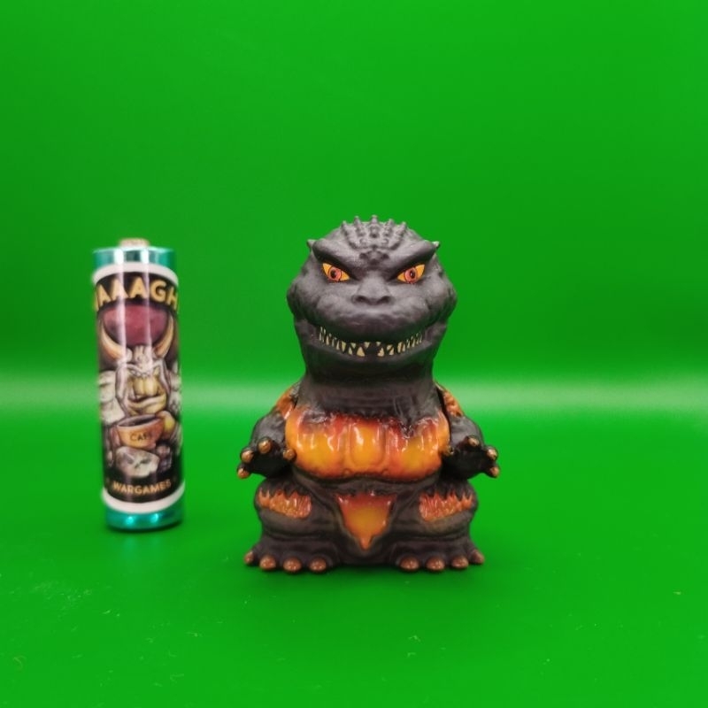 TOHO Sofvi Puppet Mascot Burning Godzilla 1995 Finger Wear 5 cm High