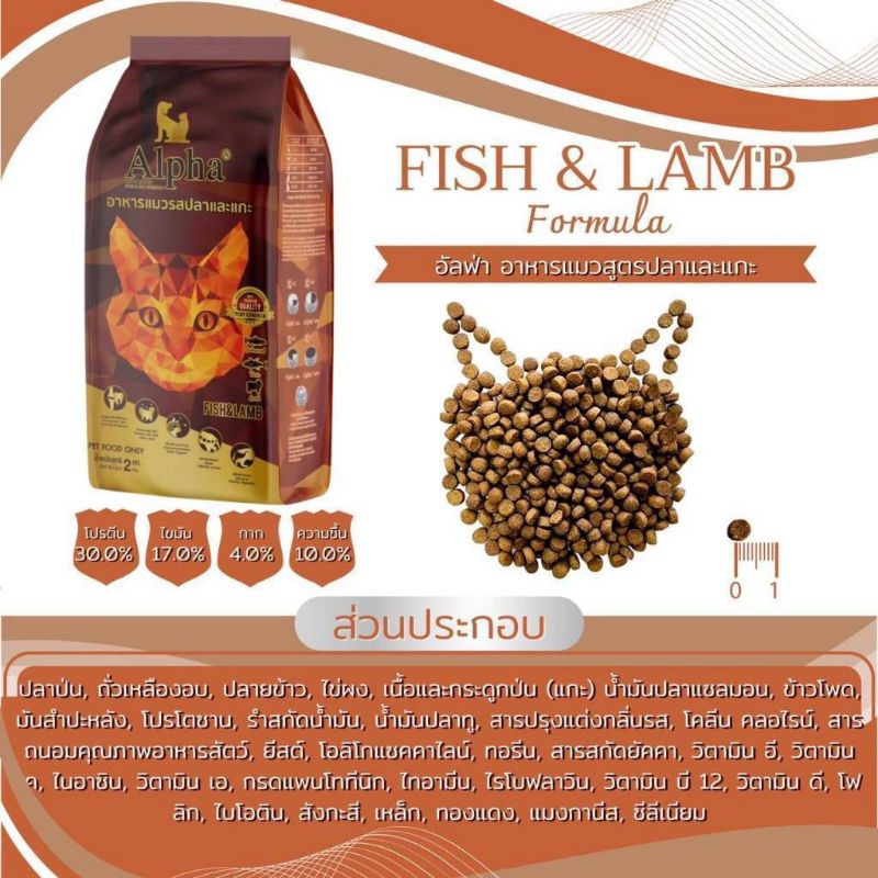 Alpha Cat Food 10 Kg Divided Into 1 Per Bag From The Factory Shopee