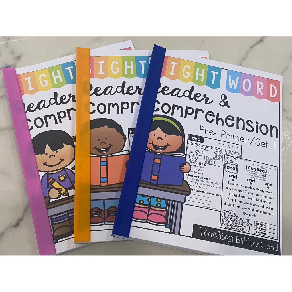 Worksheet Sight Word Reader and Comprehension Exercises | Shopee ...