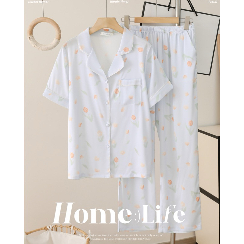 Premium Silk Satin Pyjamas (Diane Sally brand) | Shopee Philippines