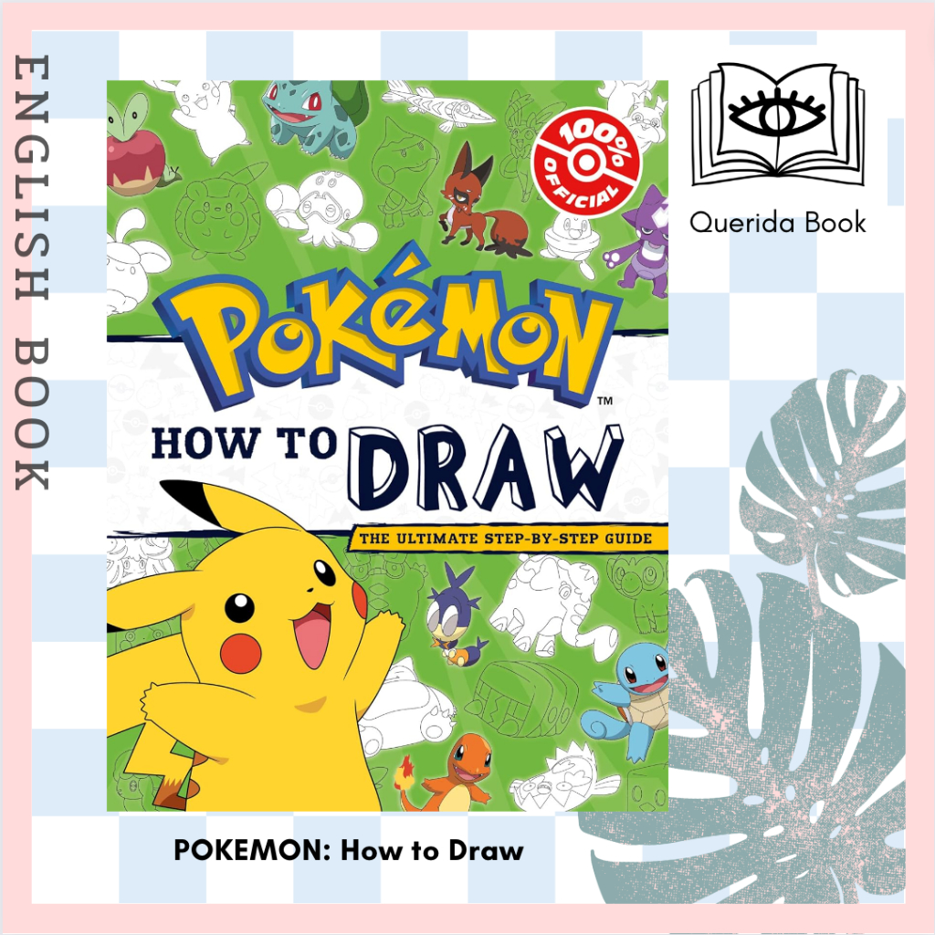 [Querida] English Book POKEMON How to Draw Teach POKEMON Drawing