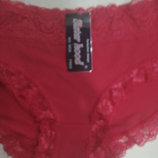 Cherry Red Lace Panties