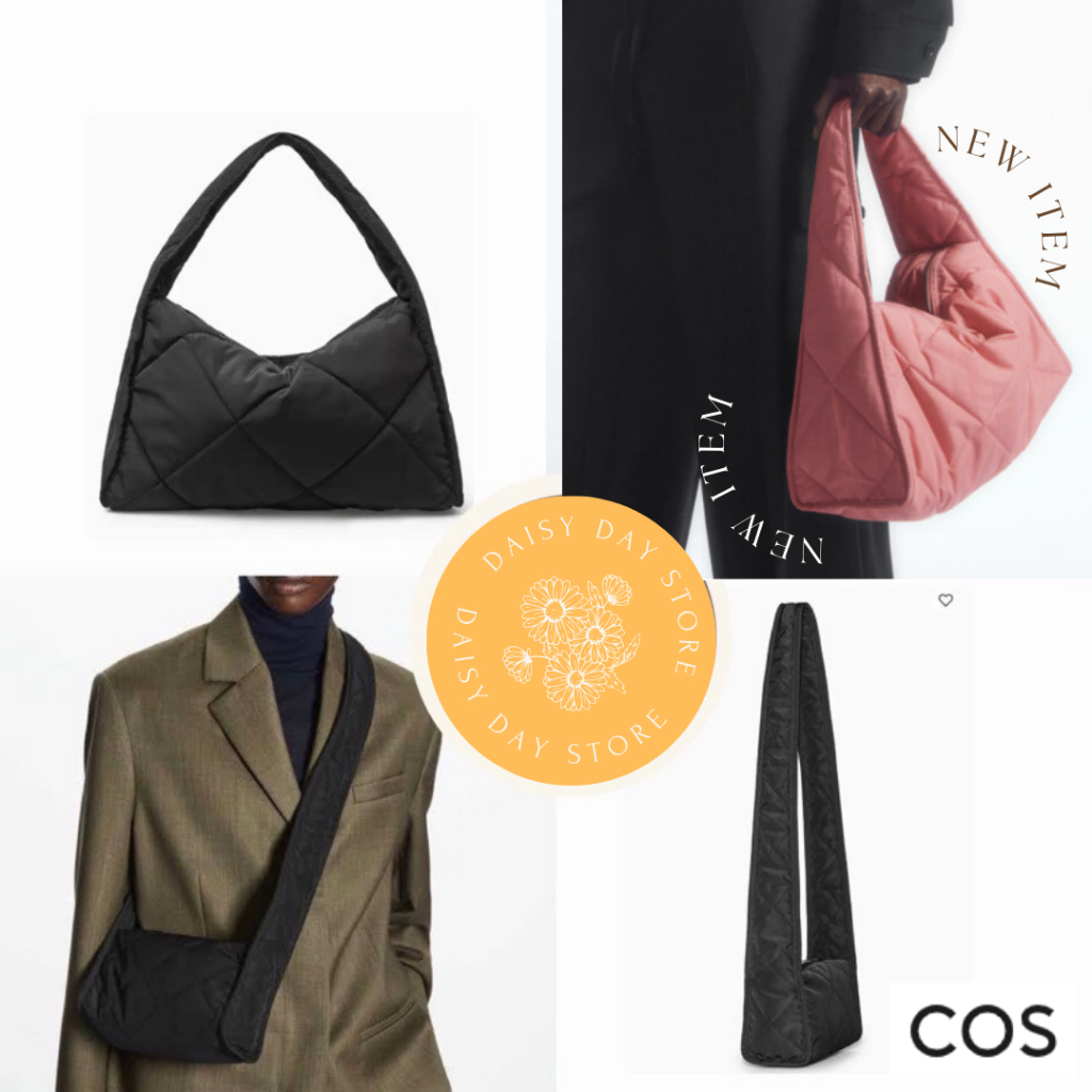 COS Mini Diamond quilted shoulder oversize bag OVS Already Filled ...