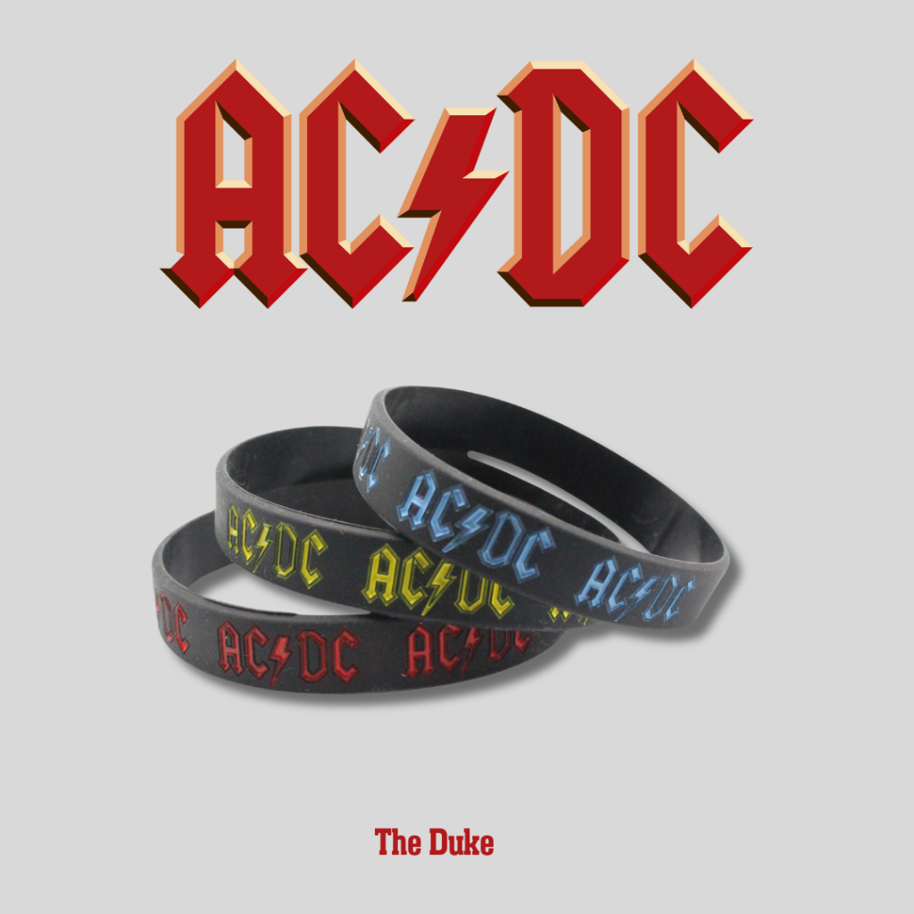 AC/DC Wristband Angus Young Back in Black ACDC | Shopee Philippines