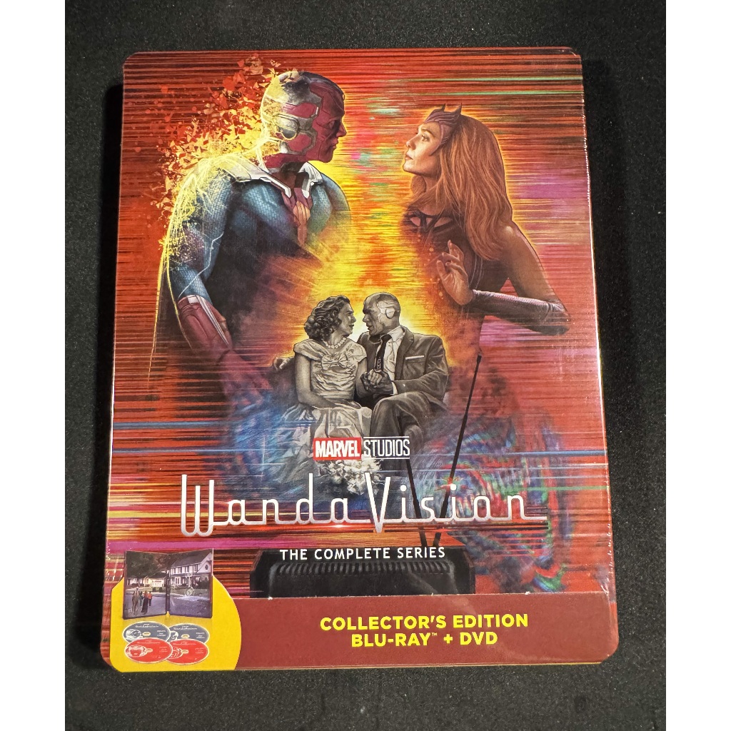 WandaVision: The Complete Series Blu-ray + DVD (No Thai Sound No ...