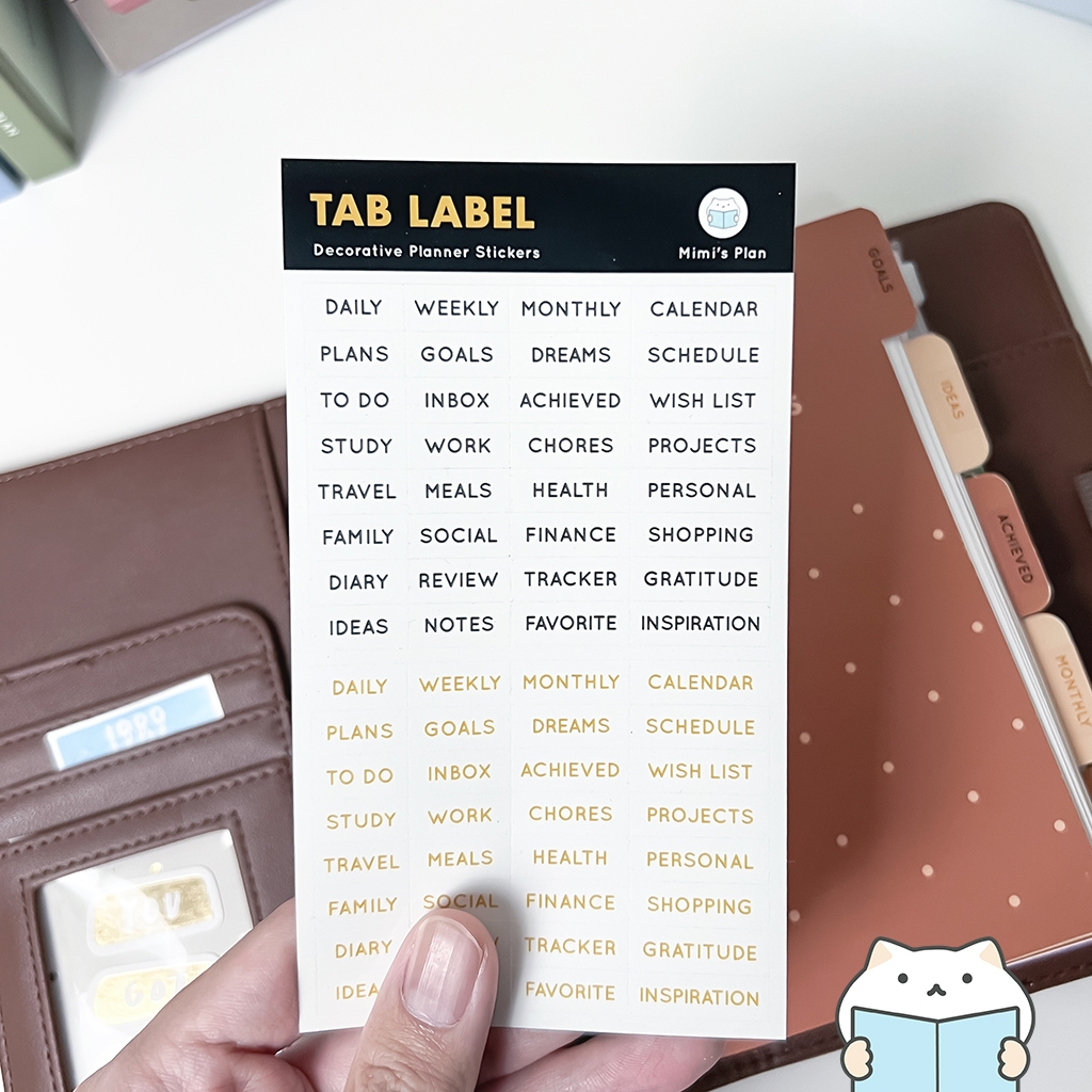 Tab Stickers Page Separator Classification Label Sticker Transparent ...