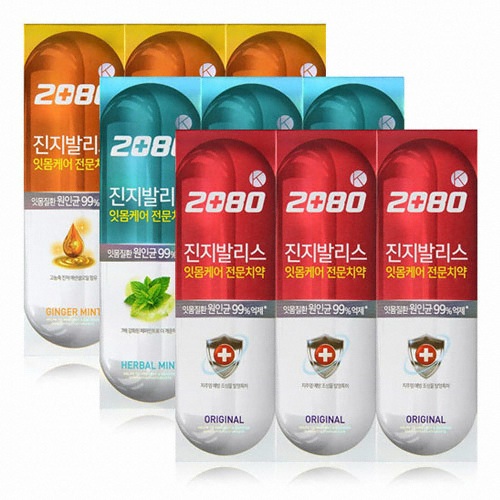 Famous Korean Toothpaste 2080 3 Colors 3 Formulas | Shopee Philippines