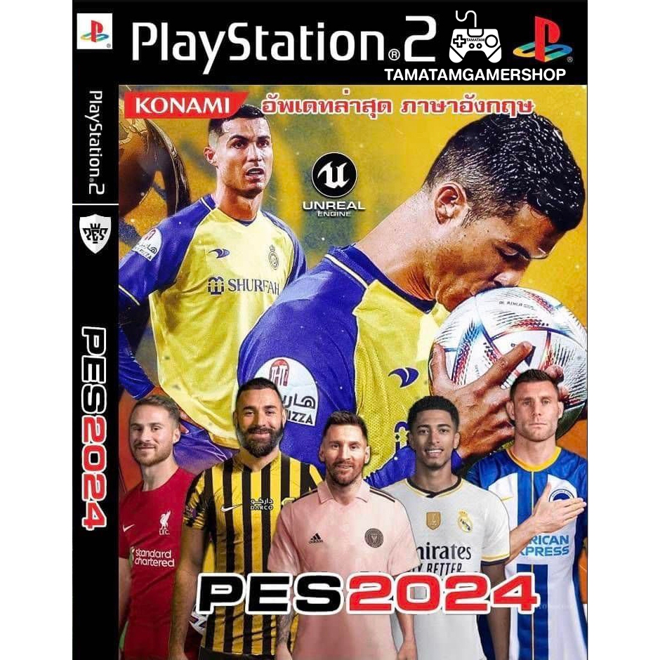 eFootball PES2024 Pro Evolution Soccer2024 PS2 Game Disc PS2 Pad Wright ...