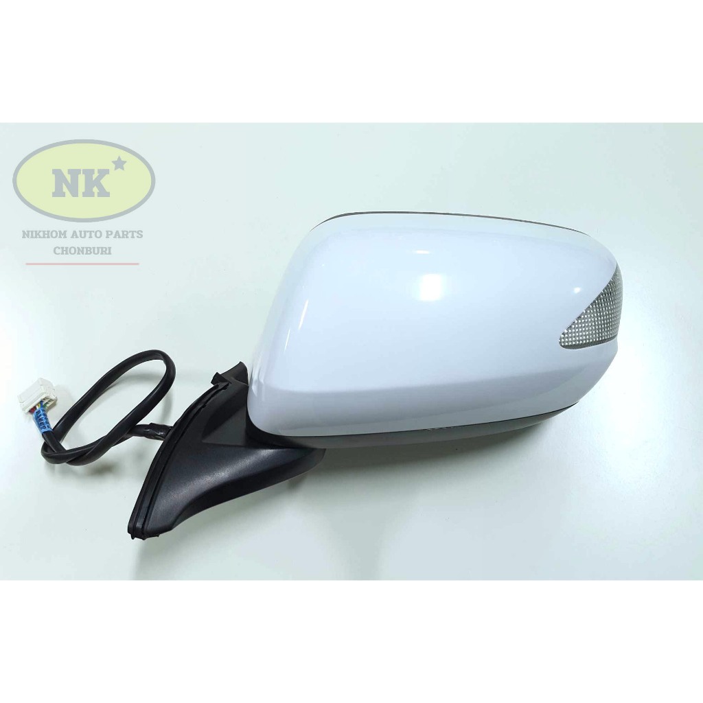 Side Mirror Honda Jazz GE 08'13' Model Electric 7 Wire * No Turn Signal * (White)/08'13