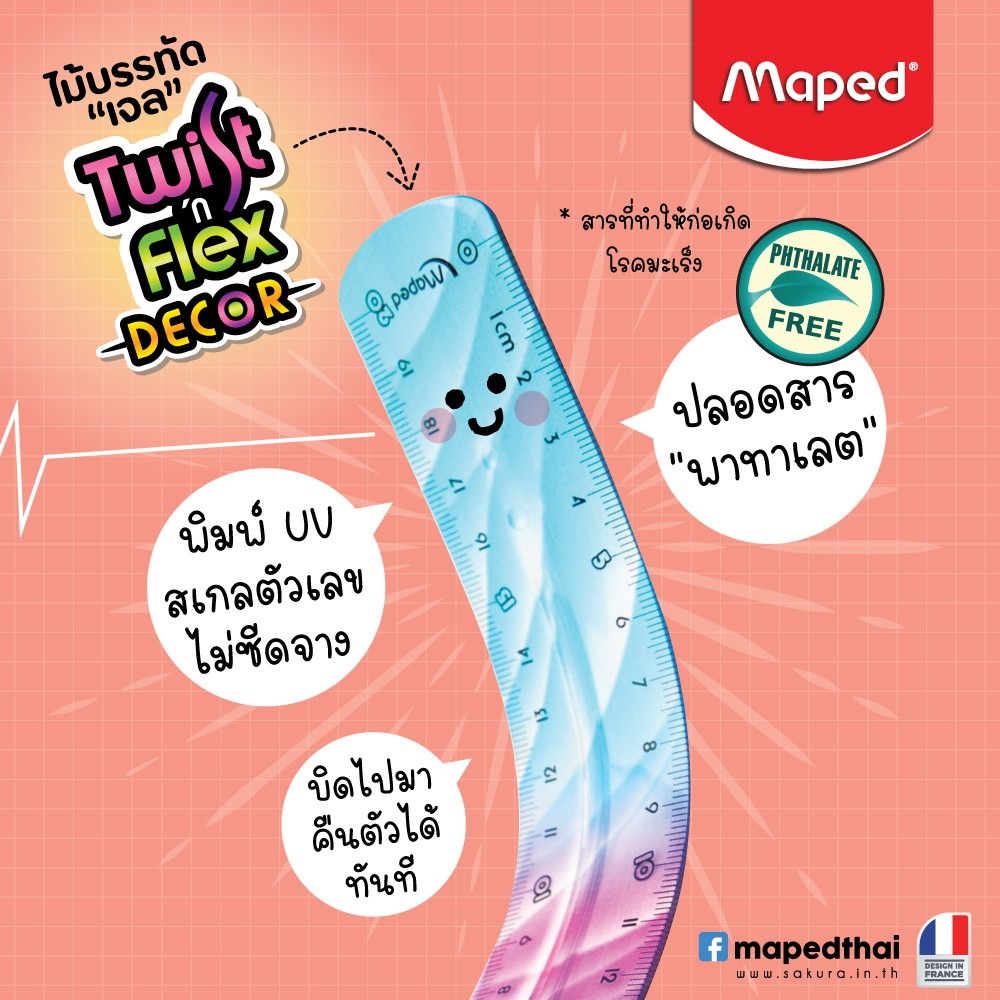Foldable ruler maped Length 20 And 30 Cm.rubber Type Foldable-Bend ...