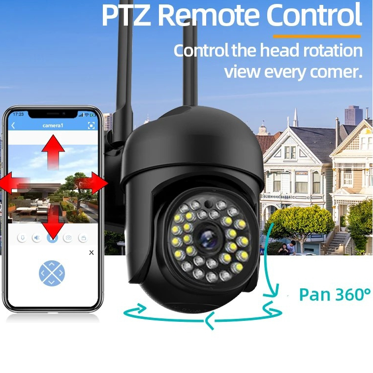 Cctv Camera Wireless wifi External Waterproof 5 Million Pixels | Shopee ...