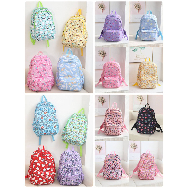 Waterproof Backpack With Inner Padded Large (Lots Of Patterns) | Shopee ...