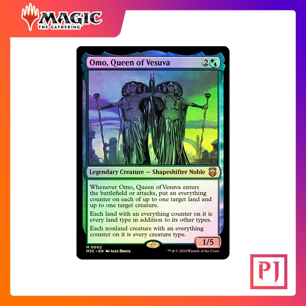 [MTG] Omo Queen of Vesuva [M3C] [MULTI] [MYTHIC] [FOIL] [ENG] (Magic Card/Magic the Gathering