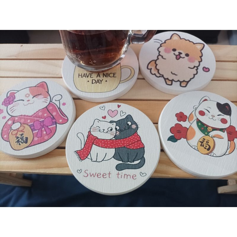 Japanese Stone Coaster Highly Absorbent, Unbreakable, Can Not Fall ...