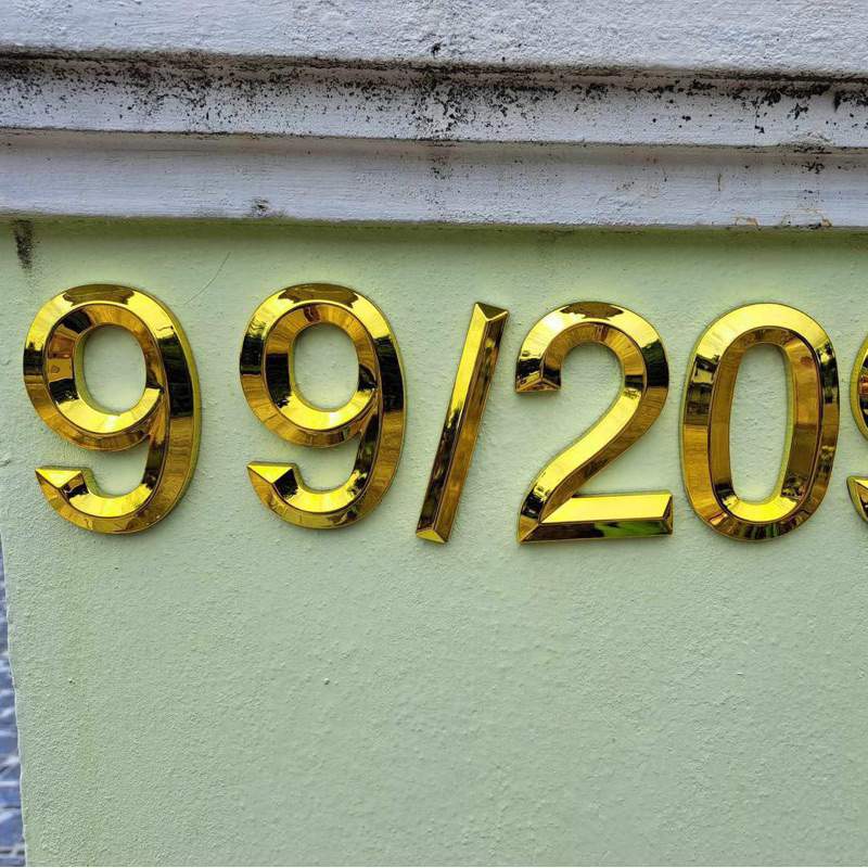 Modern Numbers Size 9cm | Shopee Philippines