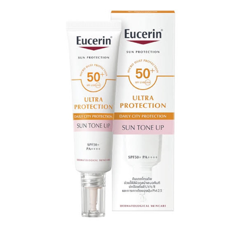 Eucerin Ultra Protection Sun Tone Up SPF50 + PA ++++ 30 ML. Shopee