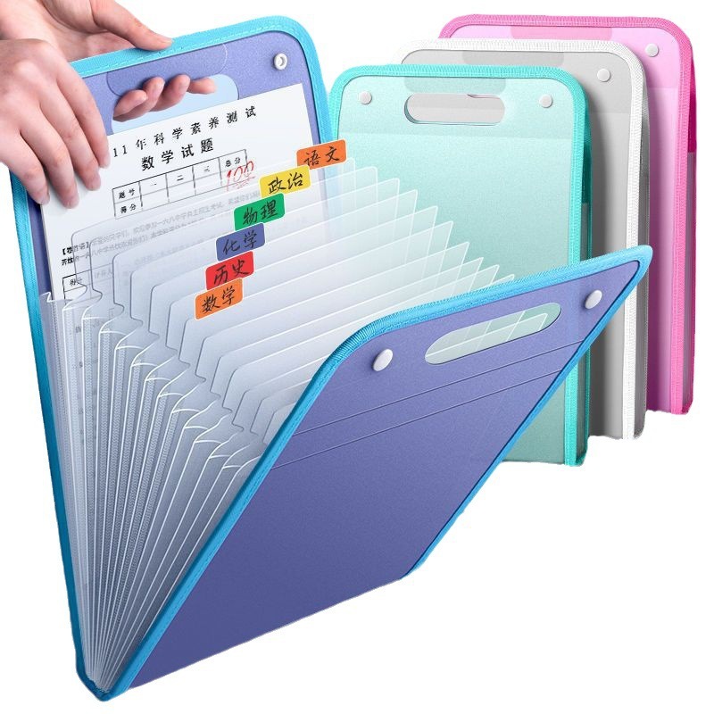 A4 Document File 13 Compartments Handle (Vertical) Thai Shop | Shopee ...