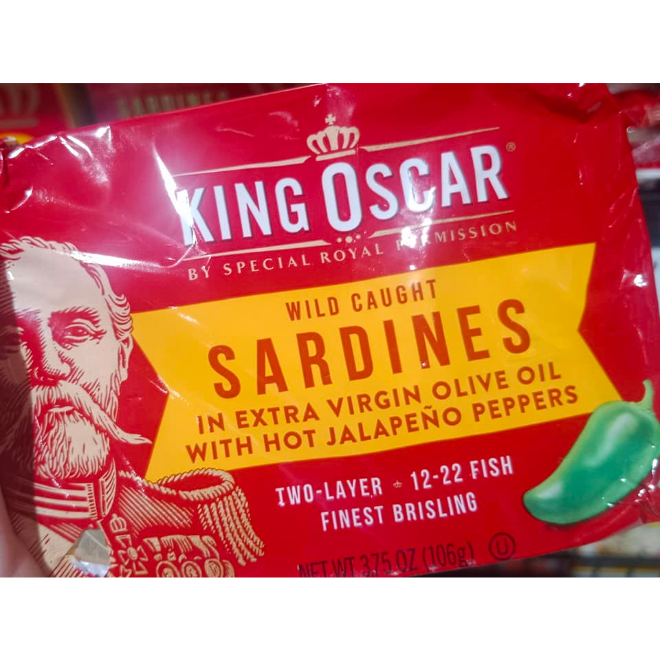 KING OSCAR Finest Wild Caught Sardines in Extra Virgin Olive Oil with