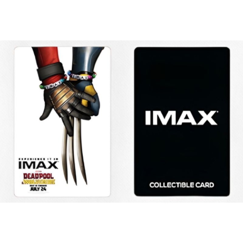 Hard Card IMAX Collectible Deadpool & Wolverine 2024 Genuine License