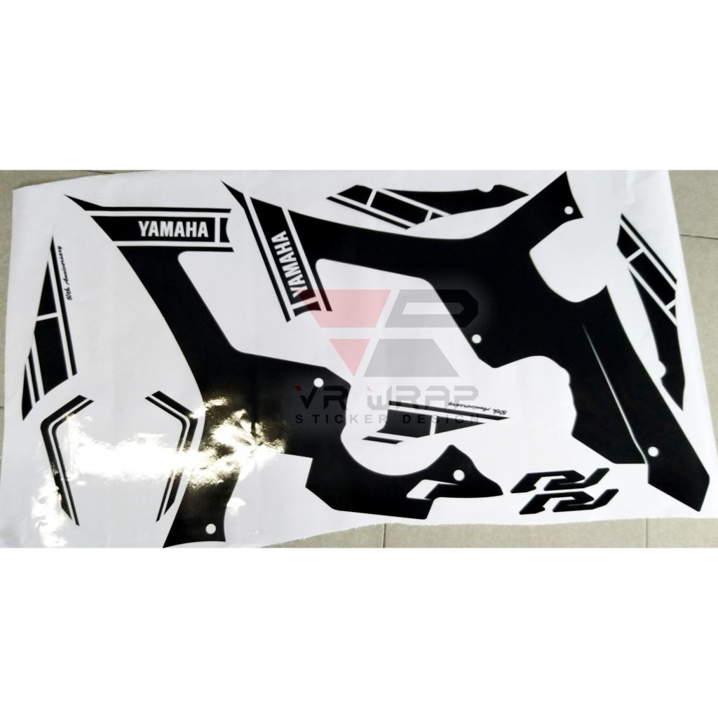 yamaha R1 Sticker 60th Pattern (Can Be Attached To All Colors Of Cars ...