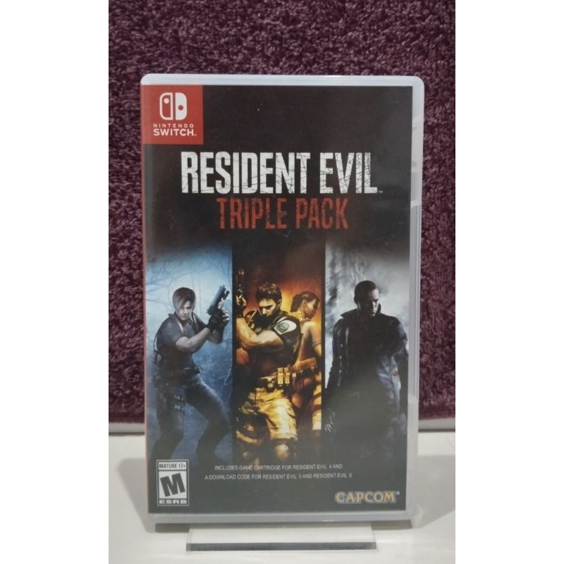 nintendo switch Game Disc {resident evil triple pack} (Only Part 4 ...