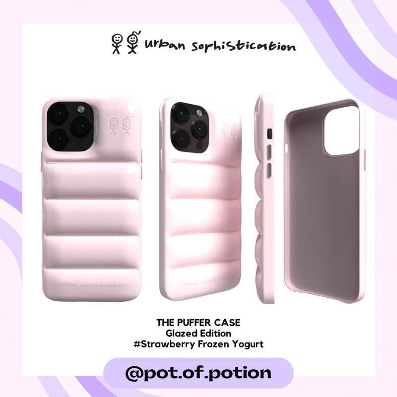 Urban Sophistication The Puffer Case (iPhone 16 15 14 13 Pro Max