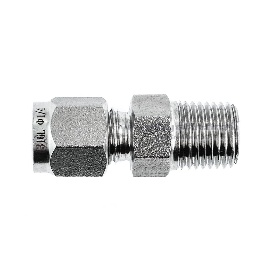 Stainless Steel Grade 316 Eyelet Fitting (External Thread x Plug Cable ...