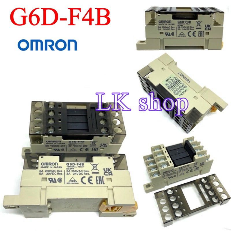 Omron G6D-F4B DC24V TERMINAL RELAY Shock Front Contact 5A 250VAC 5A ...