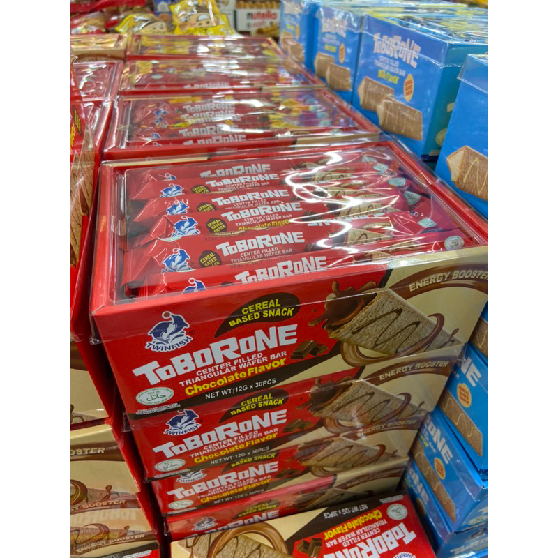 TOBORONE 3-Sided Wafers 2 Flavors (1 Box 30 Pieces) | Shopee Philippines